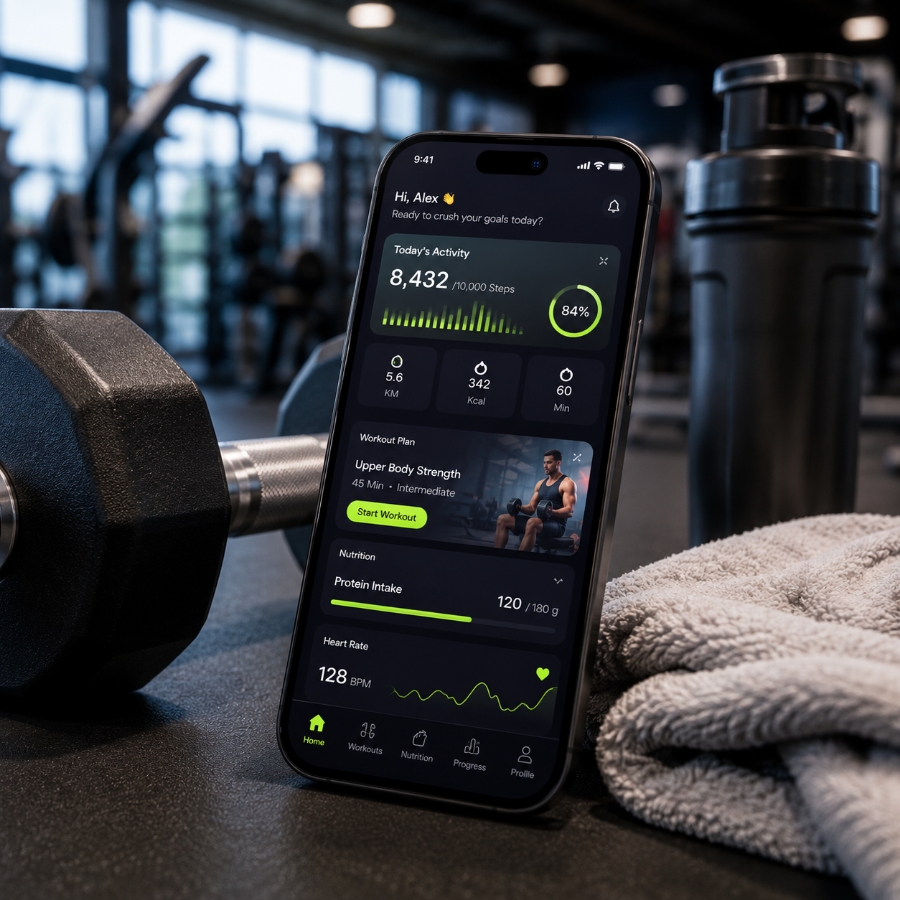 Custom fitness mobile app development strategy