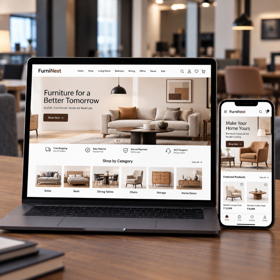 Furniture Store Website Development Company