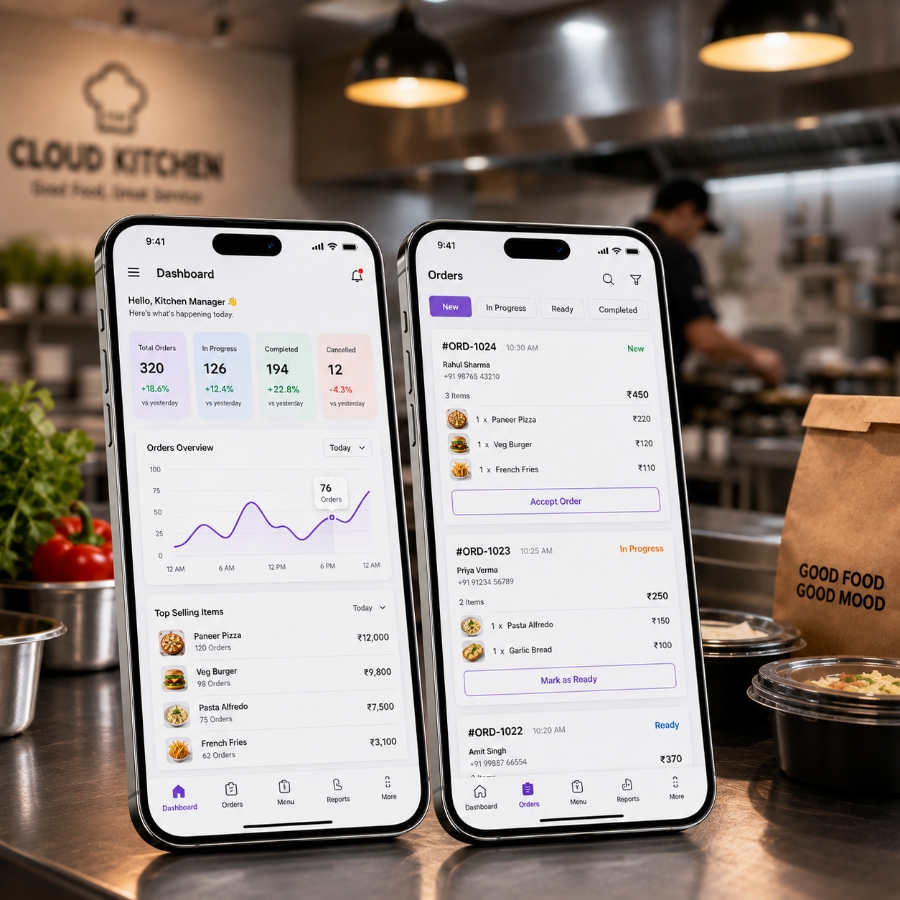 custom cloud kitchen software development services