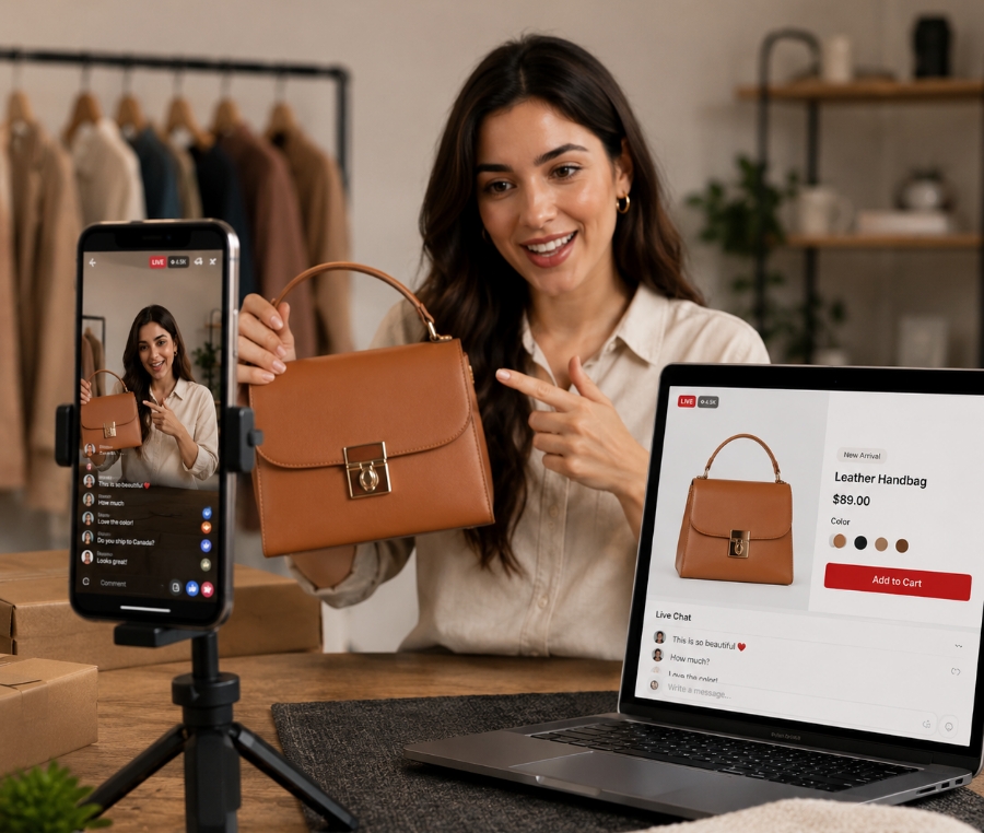Live commerce platform development strategy for ecommerce brands