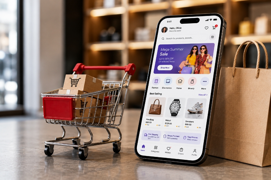eCommerce app development consultation