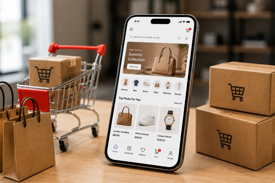 Launch a custom eCommerce mobile app
