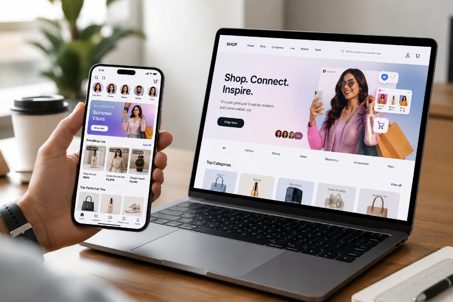 Social commerce app development services consultation