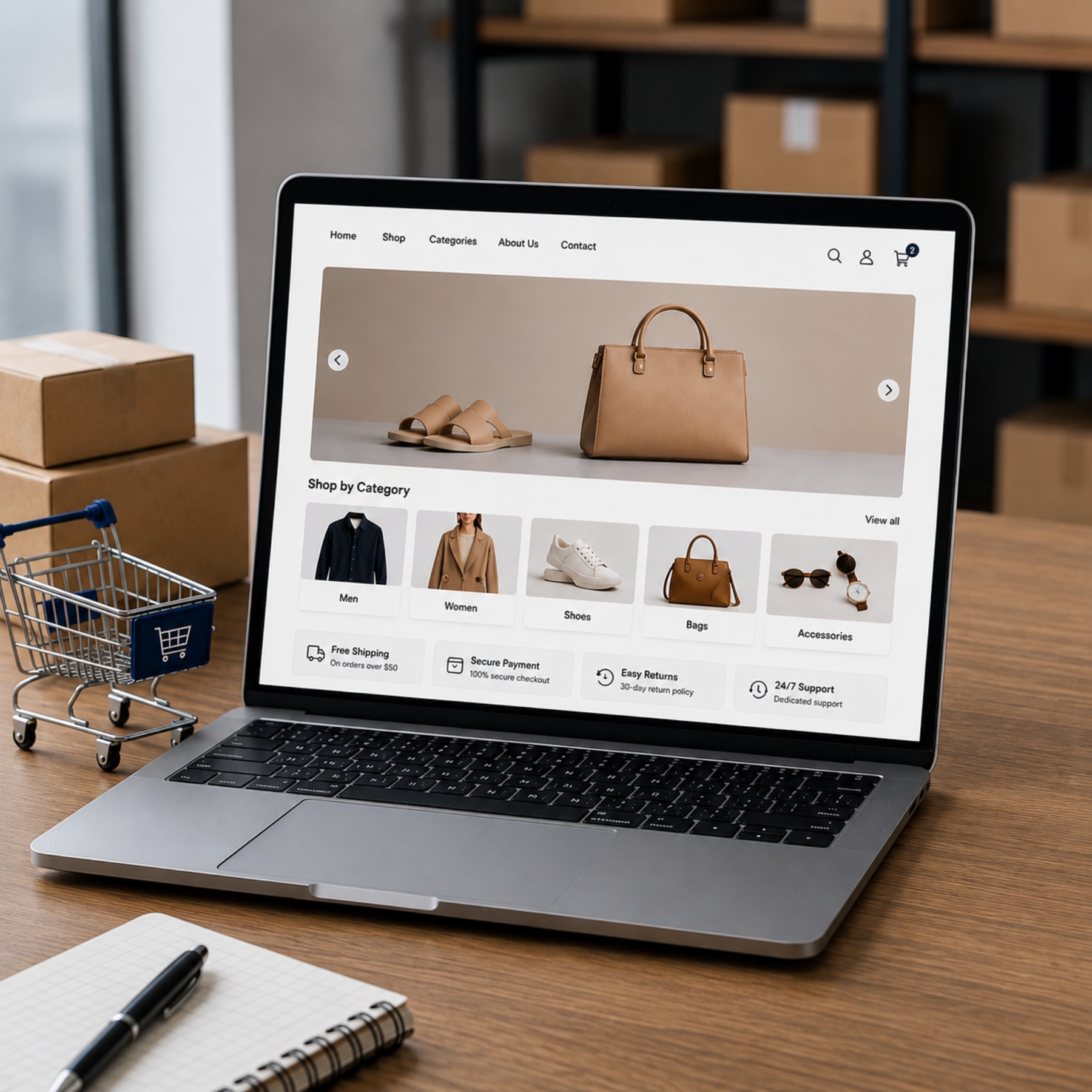 eCommerce website development company for online stores and marketplaces