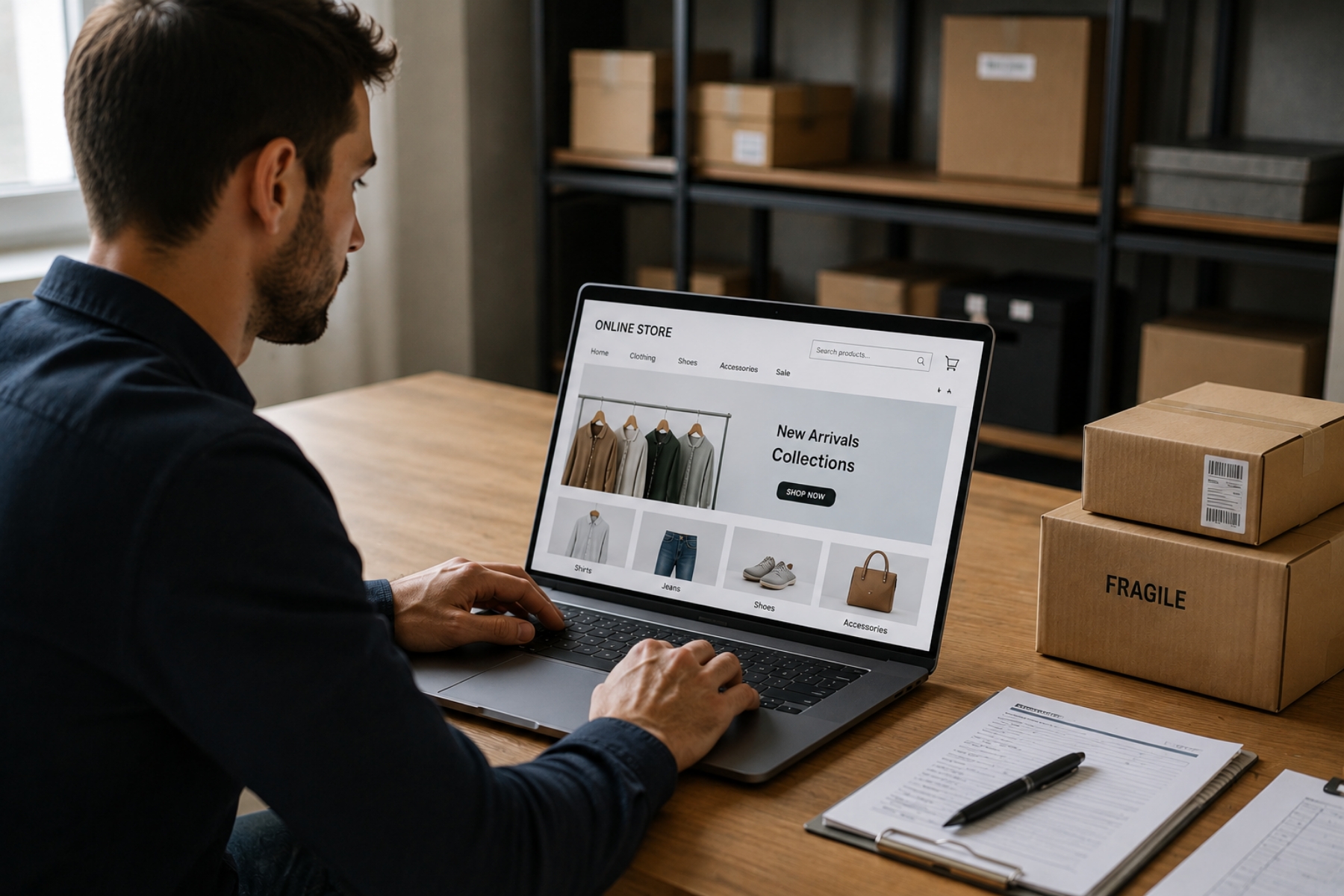 Custom eCommerce website strategy and development