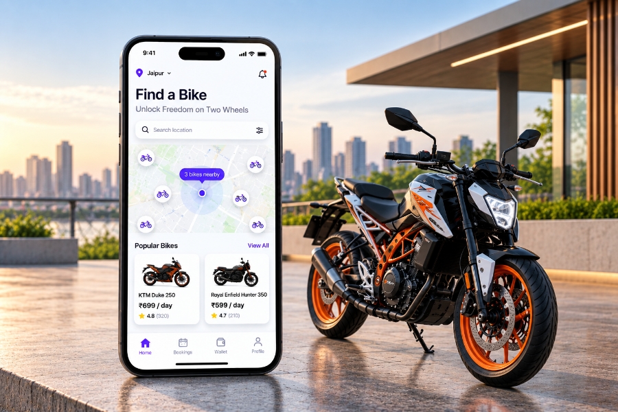 Customer Applications for bike rental platforms