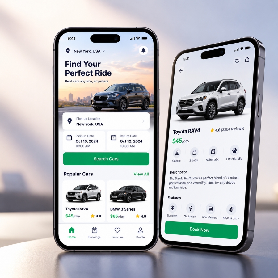 Car rental app development company