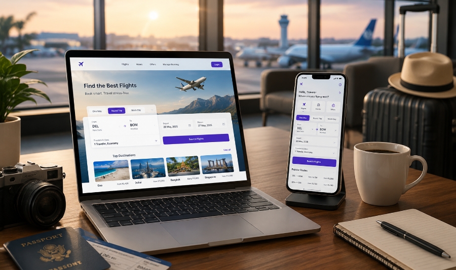 Flight booking app development proposal for airline booking software