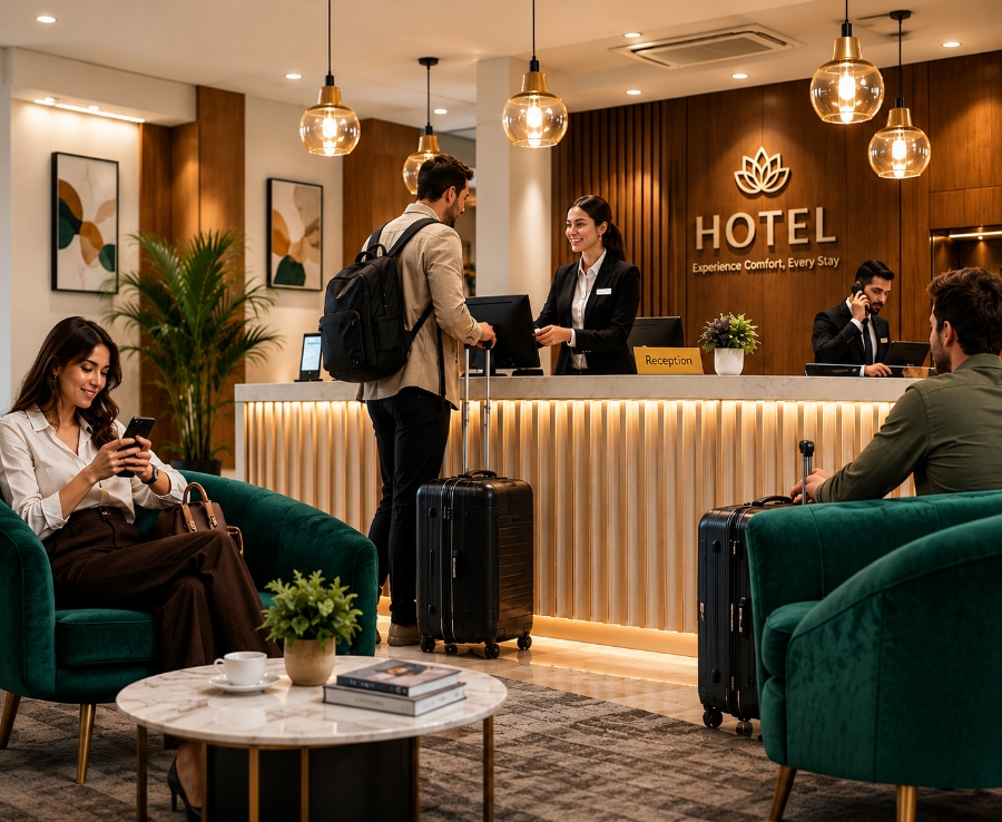 Custom hotel management software for hotel operations