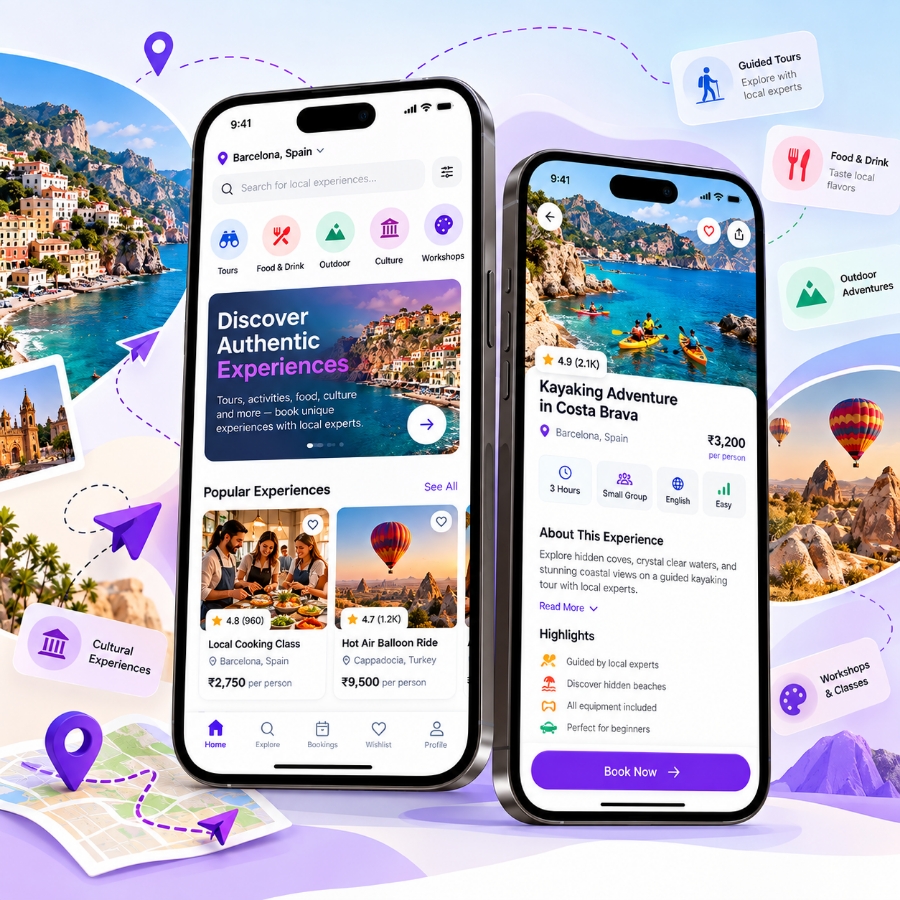 Local experience booking marketplace