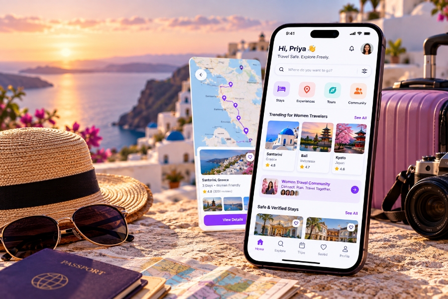 Solo Female Travel App Development Services