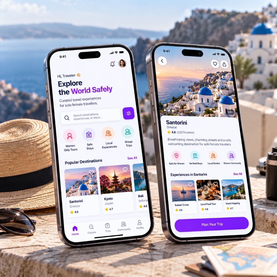 Travel application development