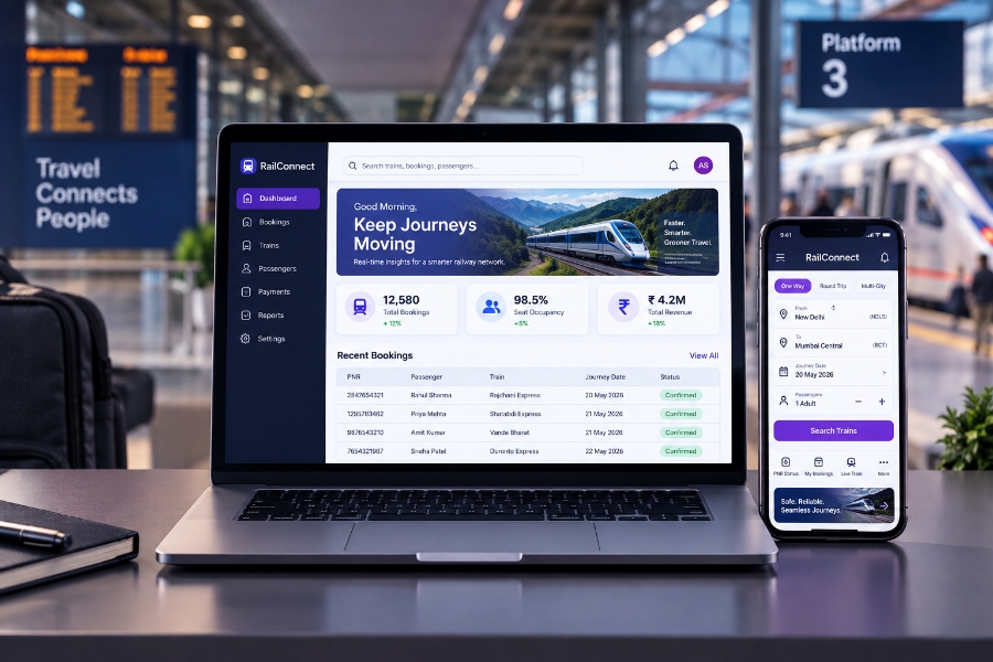 Custom rail ticketing software development consultation