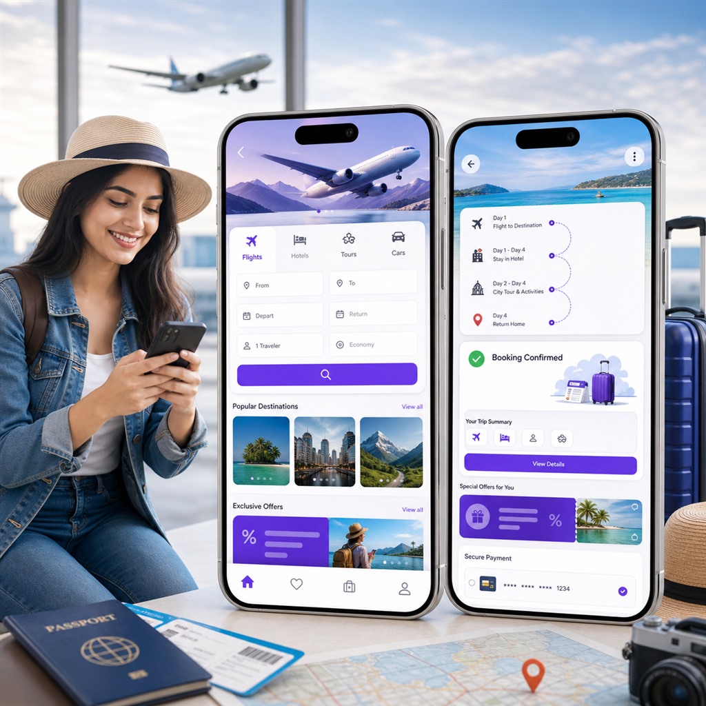 Trusted travel app development company for booking platforms