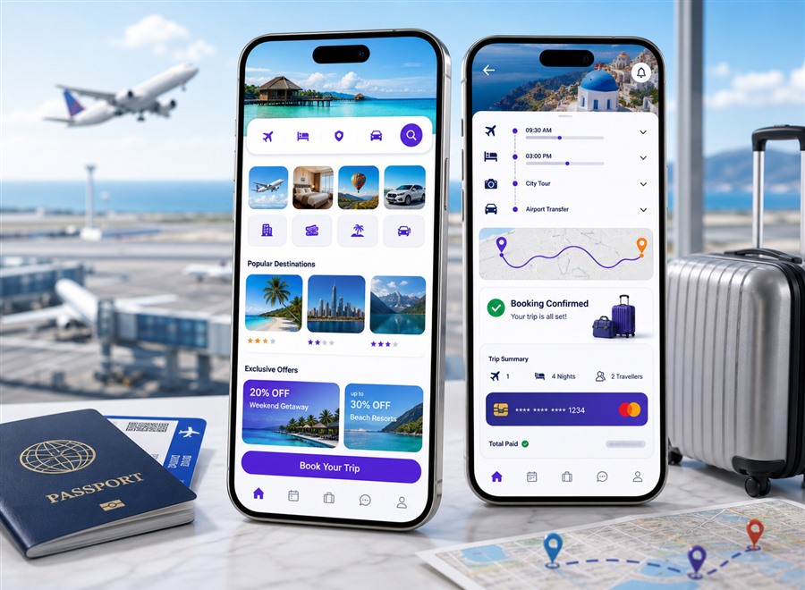 Custom travel booking app development consultation
