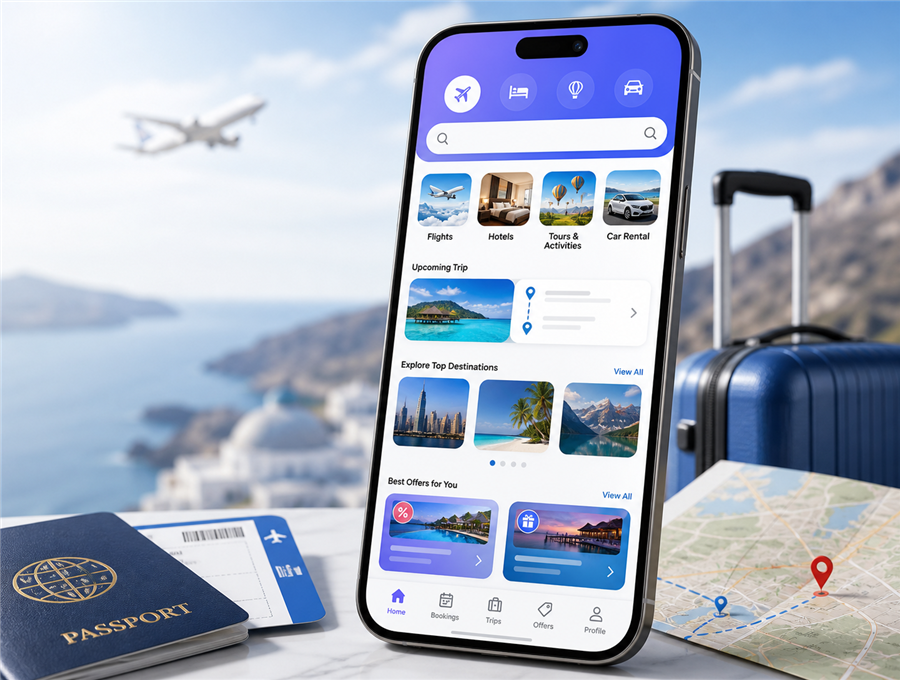 Travel app development company building booking apps and OTA platforms