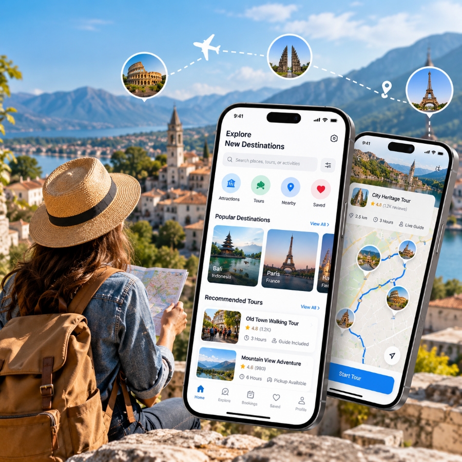 Tour and travel app development
