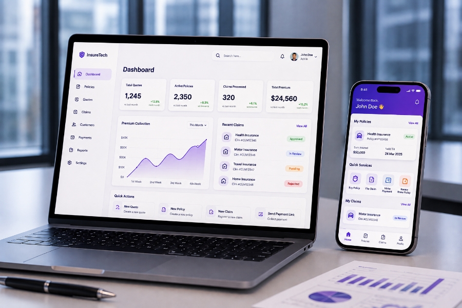 insurance app development consultation