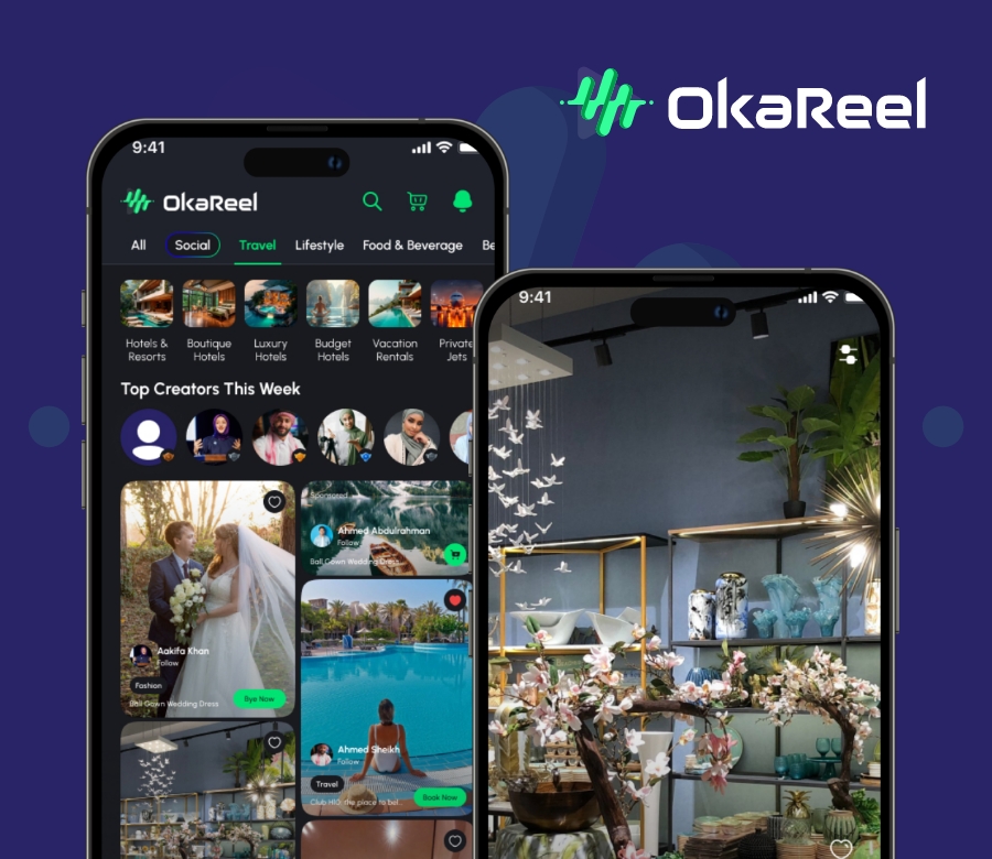 OkaReel Social Commerce App Case Study