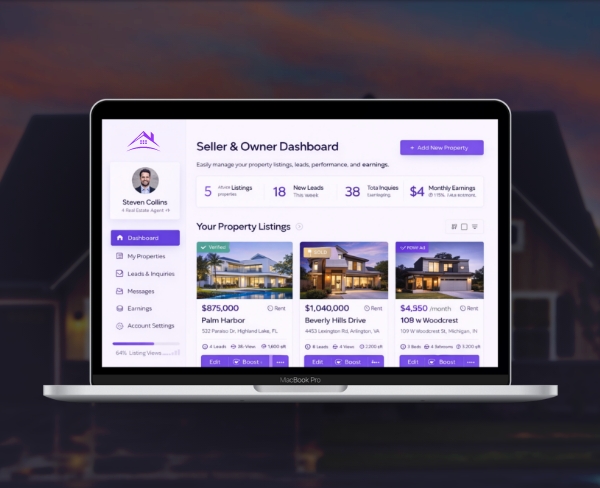 Seller & Owner Dashboard