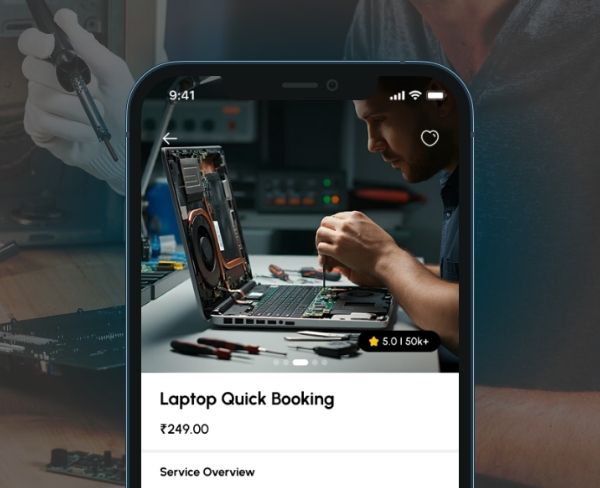 Quick service booking