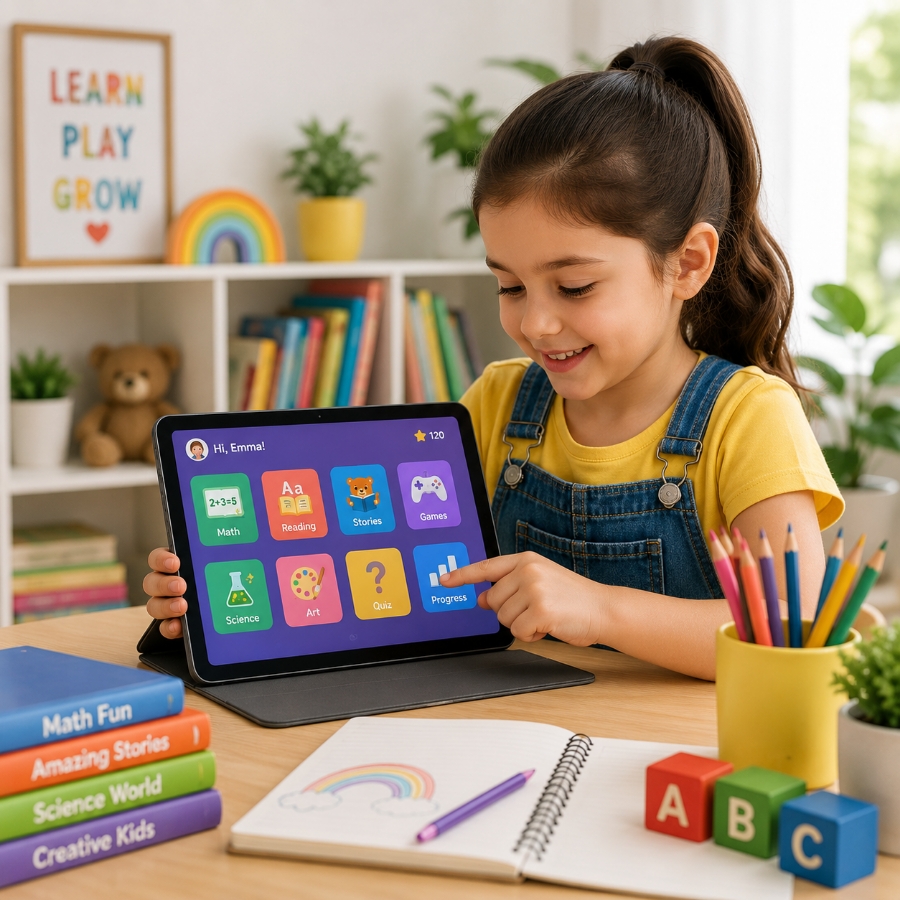 Interactive educational app development for kids strategy