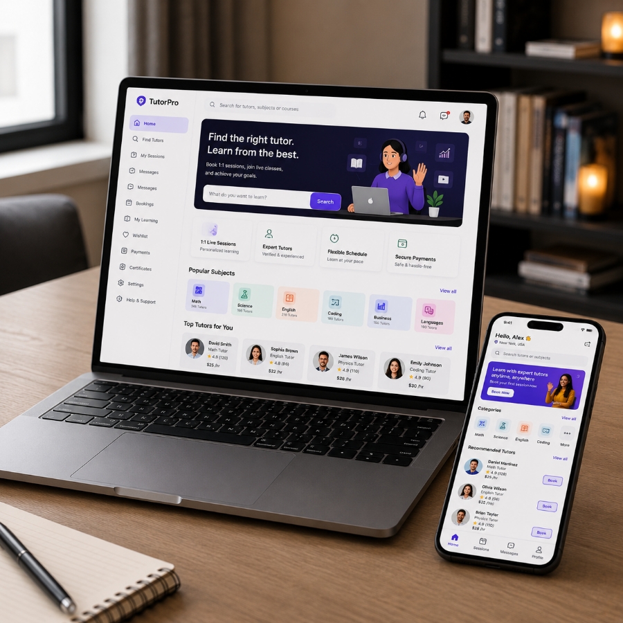 Online tutoring platform development strategy