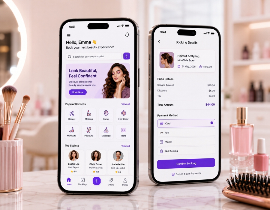 Beauty salon app development consultation and launch strategy