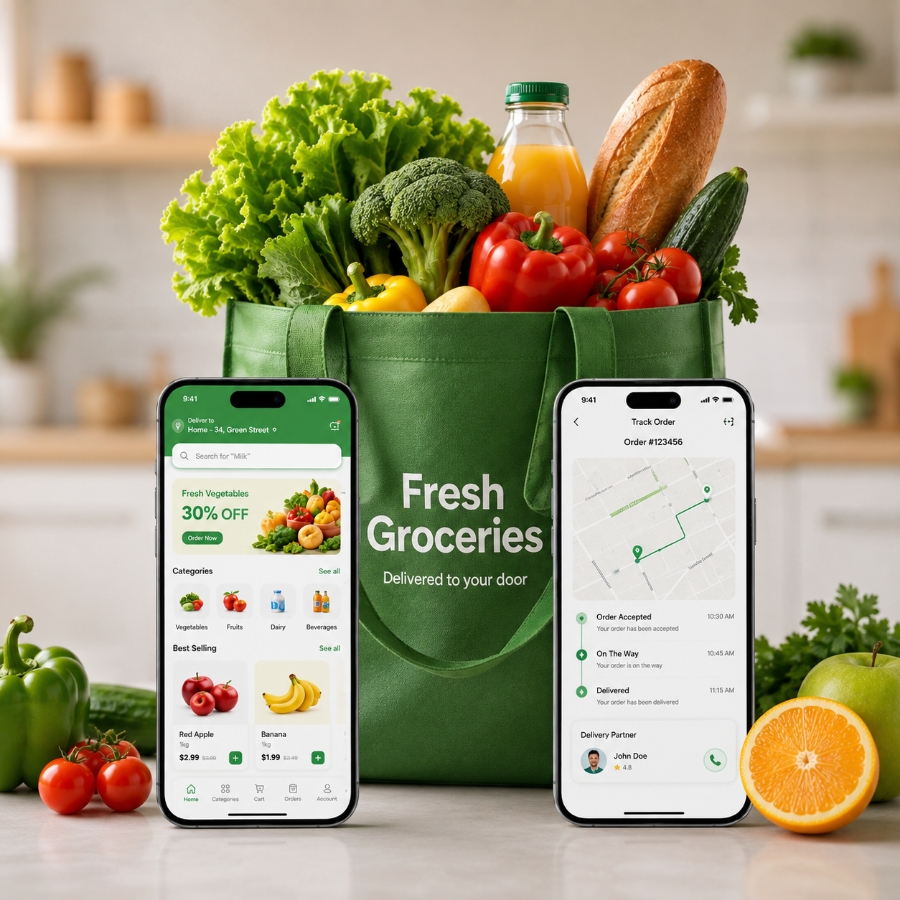 Grocery delivery app development company