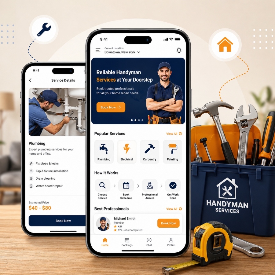 Handyman app development company 