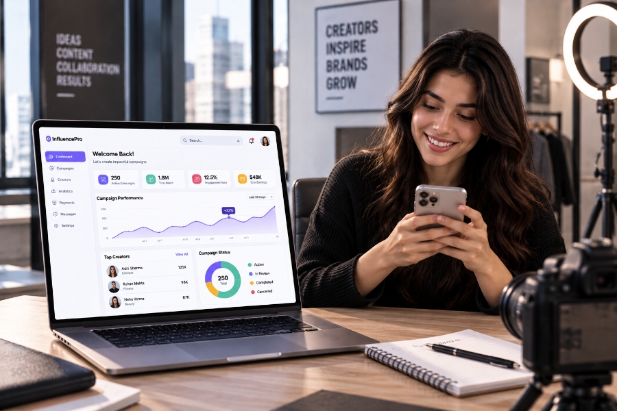 Custom influencer marketing app consultation and product planning