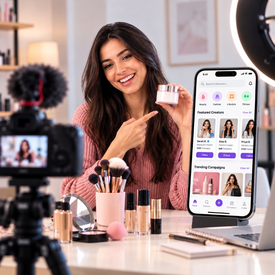 Influencer marketing app development company building creator campaign platforms