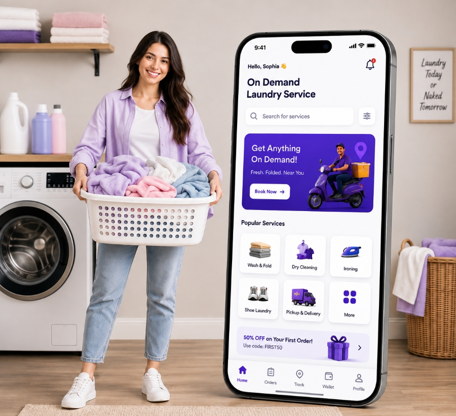 Laundry delivery app development consultation