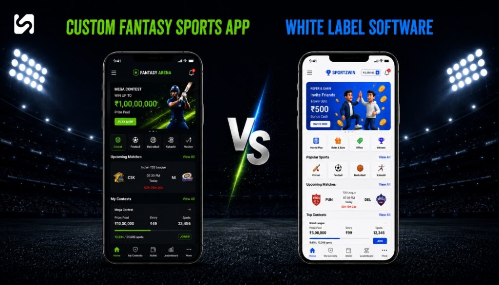 Custom Fantasy Sports App vs White Label Software