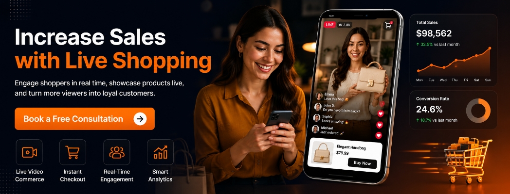 Creating App like Amazon Live