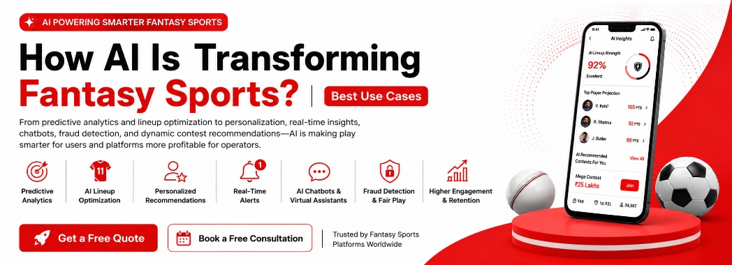 AI-powered fantasy sports app development solutions
