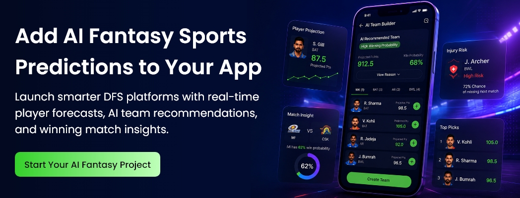 AI Powered Predictive Analytics in Fantasy Sports