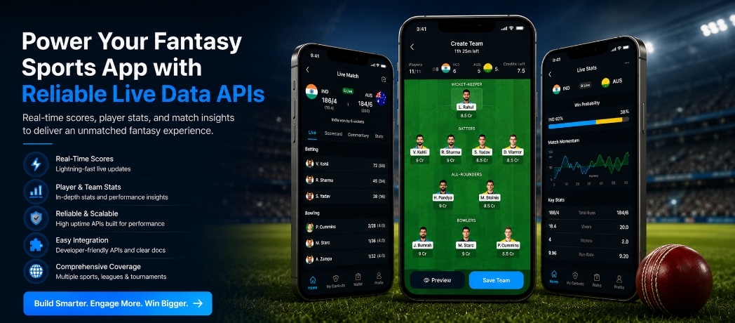 Best Sports Data APIs for Fantasy Sports Apps