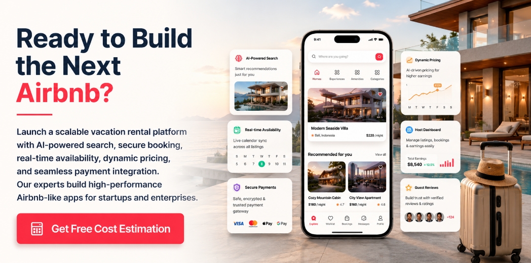 Airbnb App Development Cost