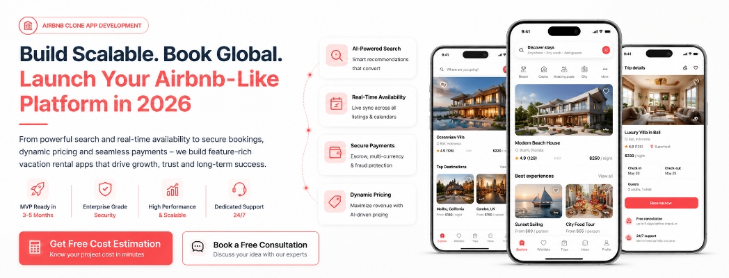 Airbnb Clone App Development
