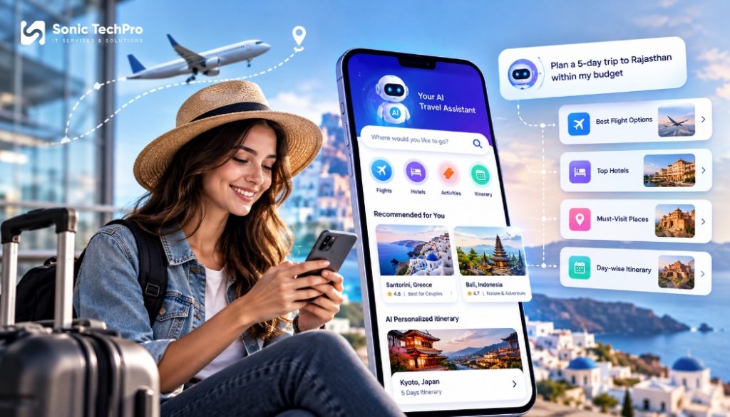 AI-powered travel app with smart itinerary planning